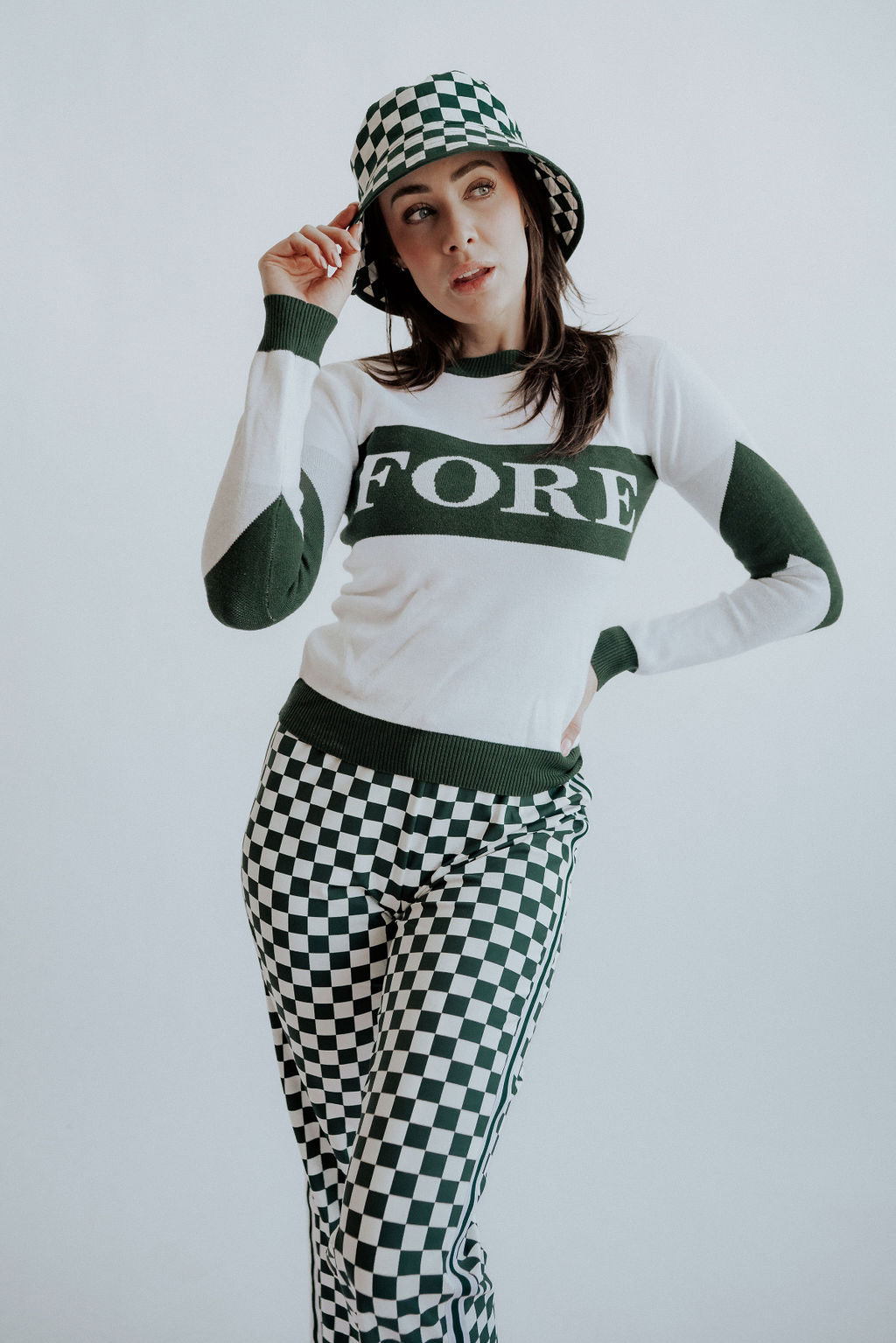 Green Checkered