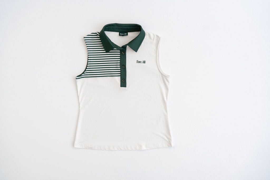 The Moore Sleeveless Golf Polo