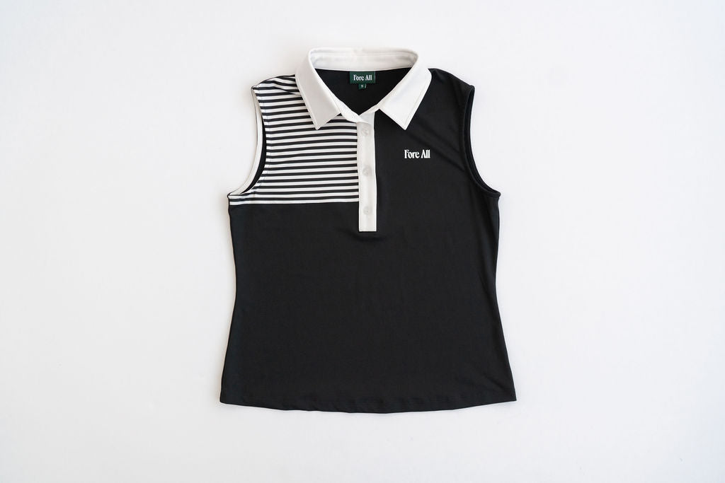 The Moore Sleeveless Golf Polo